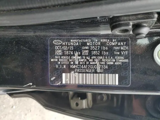 2016 HYUNDAI ACCENT SE  