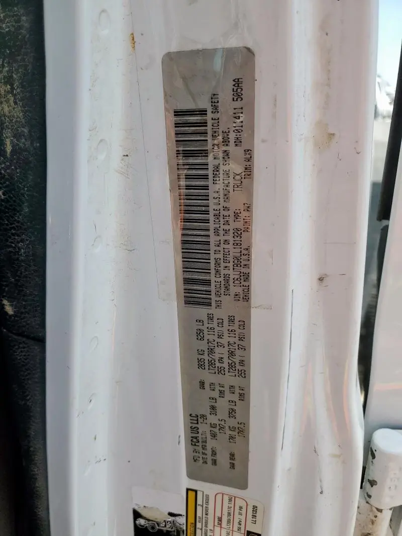 2020 JEEP GLADIATOR RUBICON  