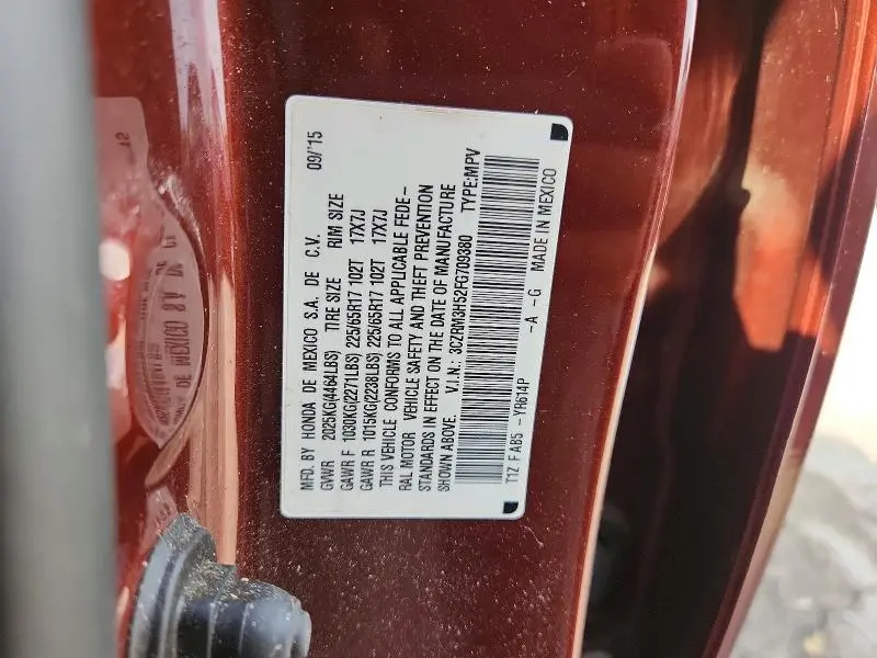 2015 HONDA CR-V EX  