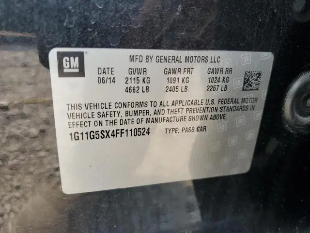 2015 CHEVROLET MALIBU LTZ