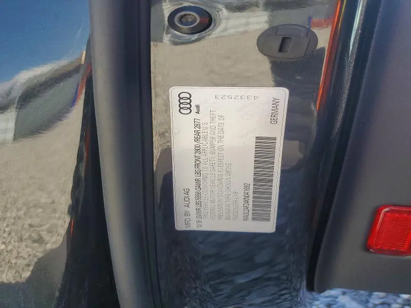 2019 AUDI A6 PREMIUM PLUS  