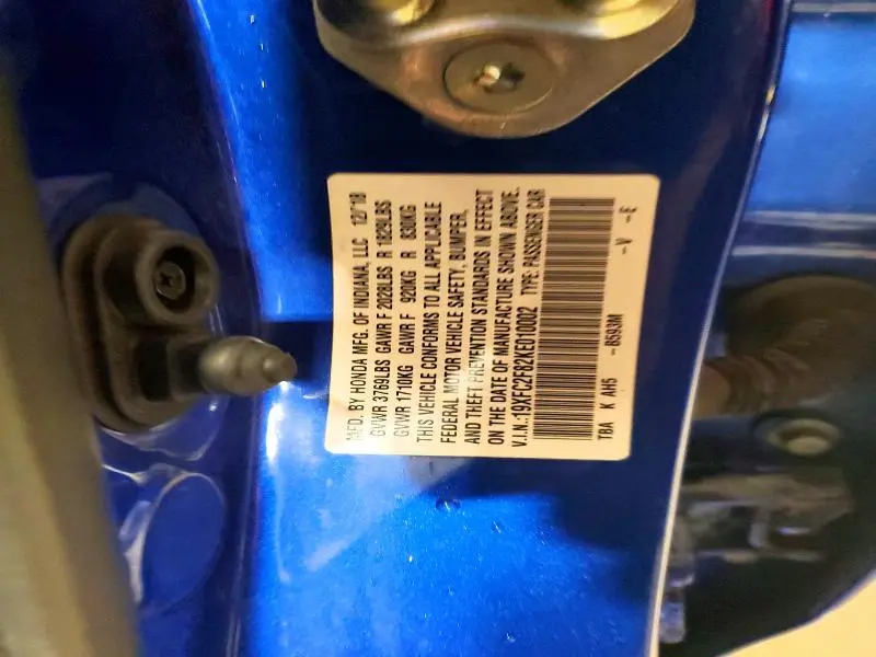 2019 HONDA CIVIC SPORT  