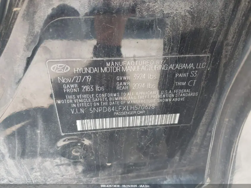 2020 HYUNDAI ELANTRA SEL
