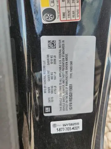 2016 CHEVROLET CAMARO LT  