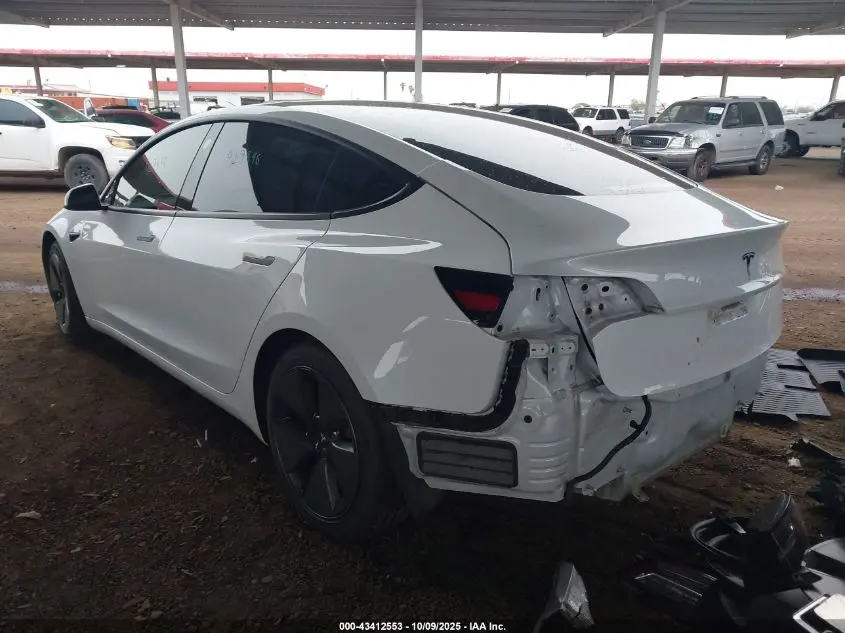 2021 TESLA MODEL 3 STANDARD RANGE PLUS REAR-WHEEL DRIVE