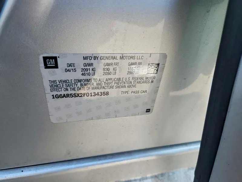 2015 CADILLAC CTS LUXURY COLLECTION  