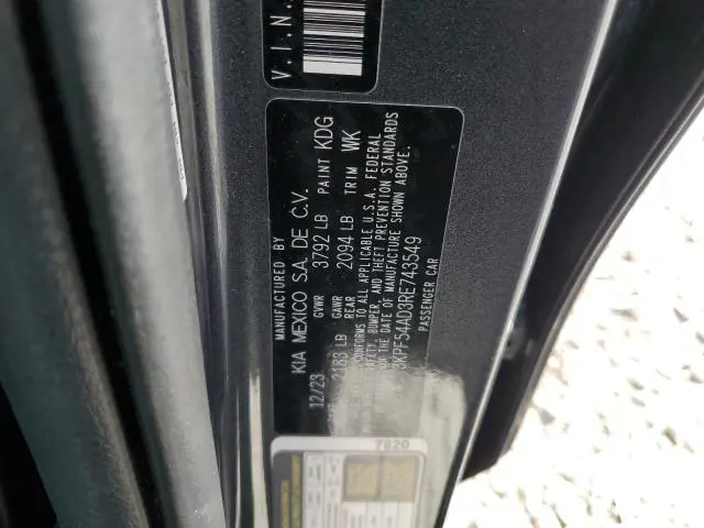 2024 KIA FORTE GT LINE  