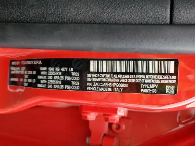 2017 JEEP RENEGADE LATITUDE  