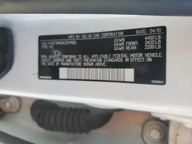 2010 VOLVO S40 T5  
