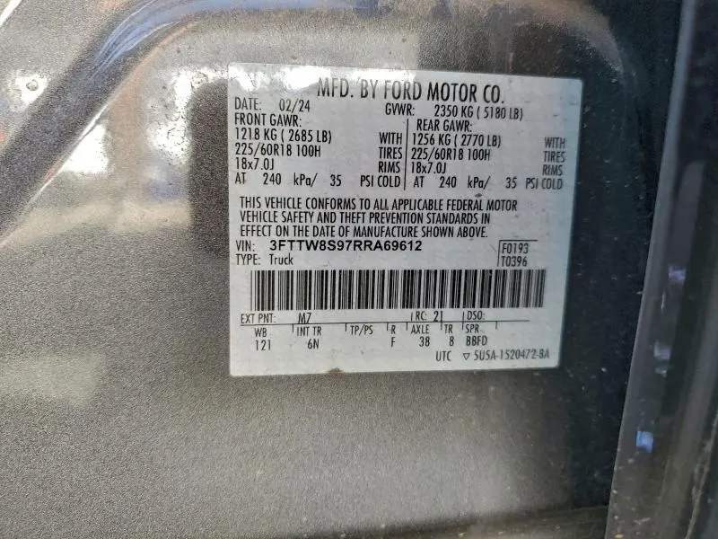 2024 FORD MAVERICK LARIAT  