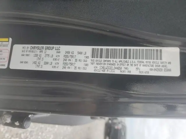 2012 JEEP WRANGLER UNLIMITED SPORT  