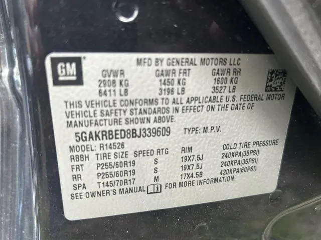 2011 BUICK ENCLAVE CXL  