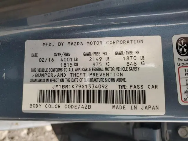 2016 MAZDA 3 SPORT