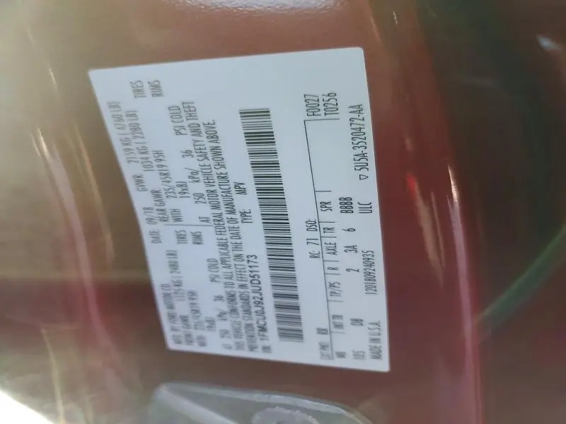 2018 FORD ESCAPE TITANIUM  