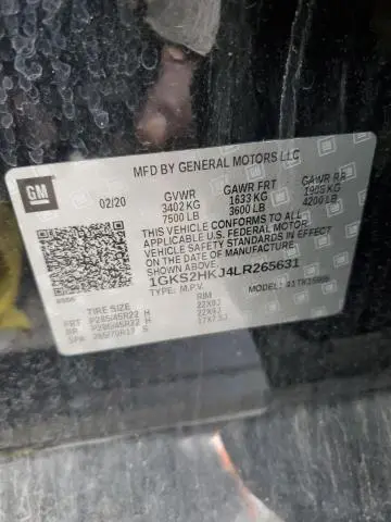 2020 GMC YUKON XL DENALI  