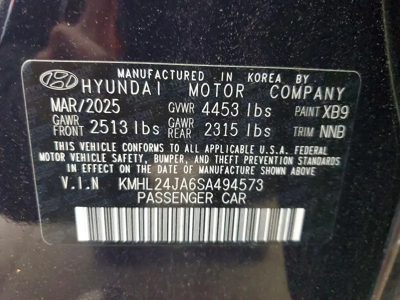 2025 HYUNDAI SONATA SE  