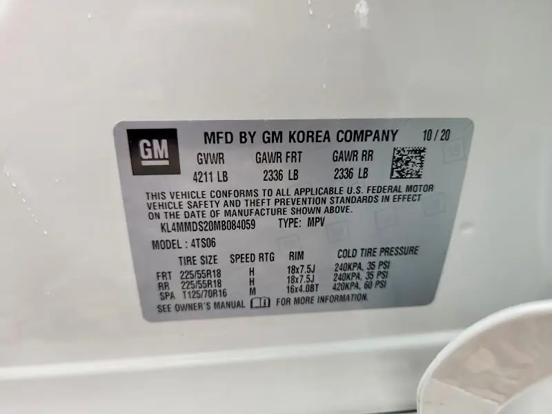 2021 BUICK ENCORE GX SELECT  