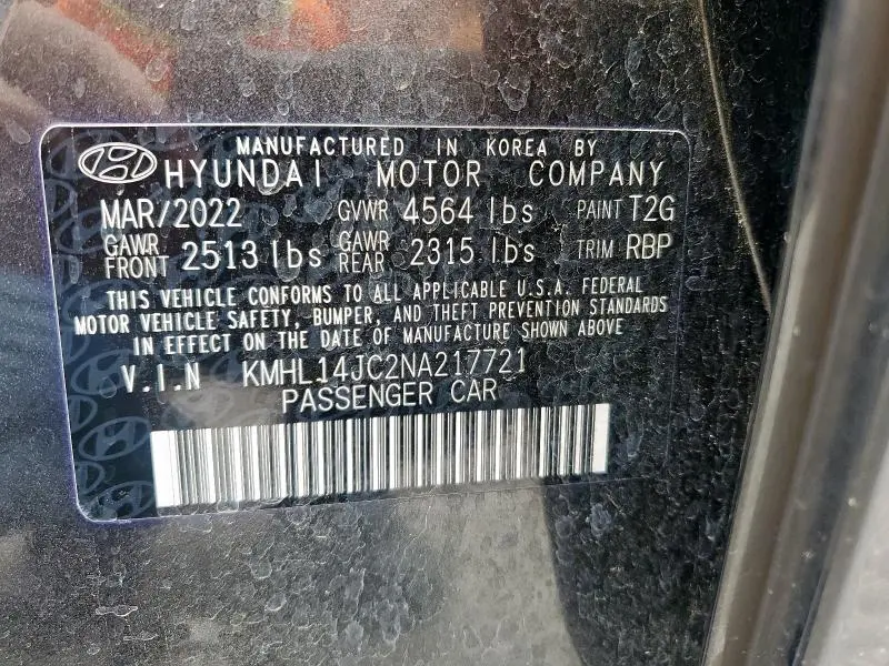 2022 HYUNDAI SONATA N LINE  