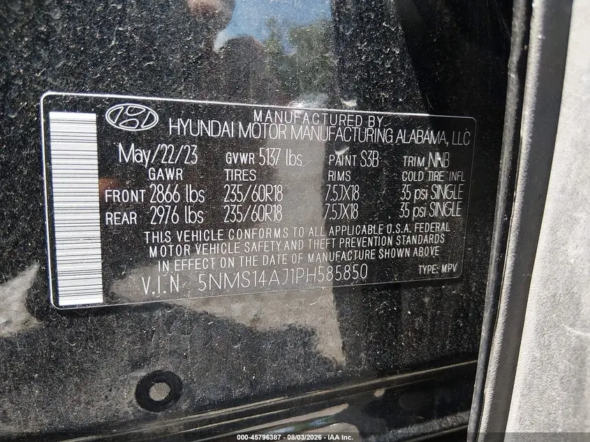 2023 HYUNDAI SANTA FE SE
