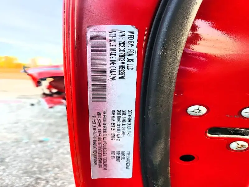 2021 DODGE CHALLENGER R  