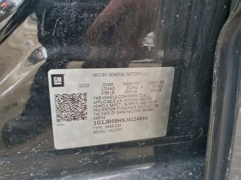 2018 CHEVROLET SONIC LS  