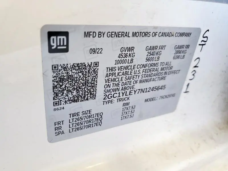 2022 CHEVROLET SILVERADO K2500 HEAVY DUTY  