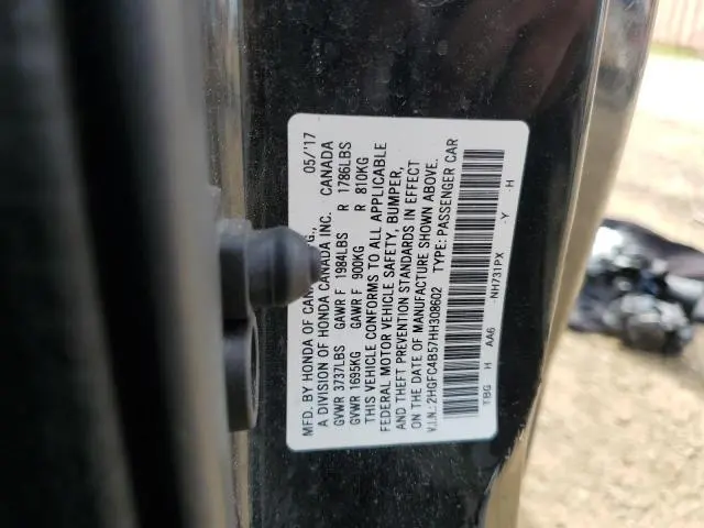 2017 HONDA CIVIC LX  