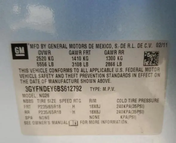 2011 CADILLAC SRX LUXURY COLLECTION  