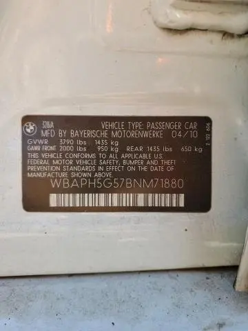 2011 BMW 328 I SULEV  