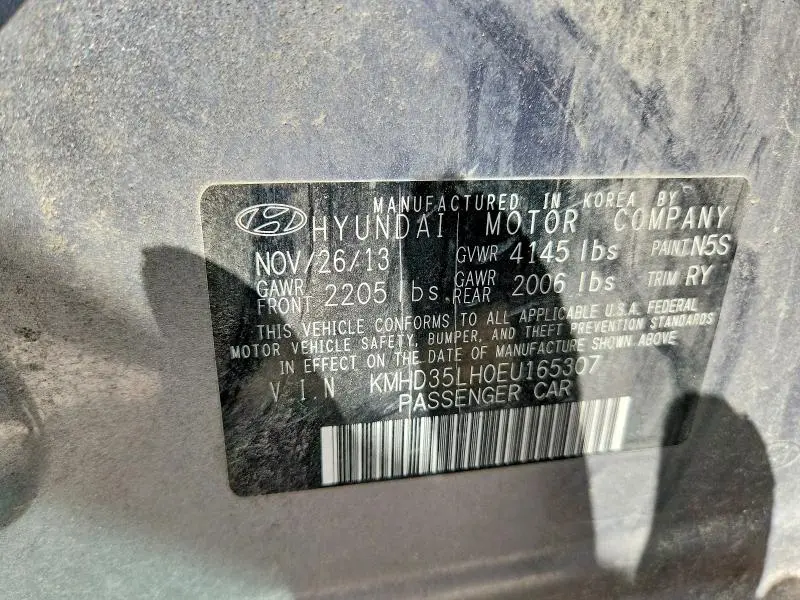 2014 HYUNDAI ELANTRA GT BASE  