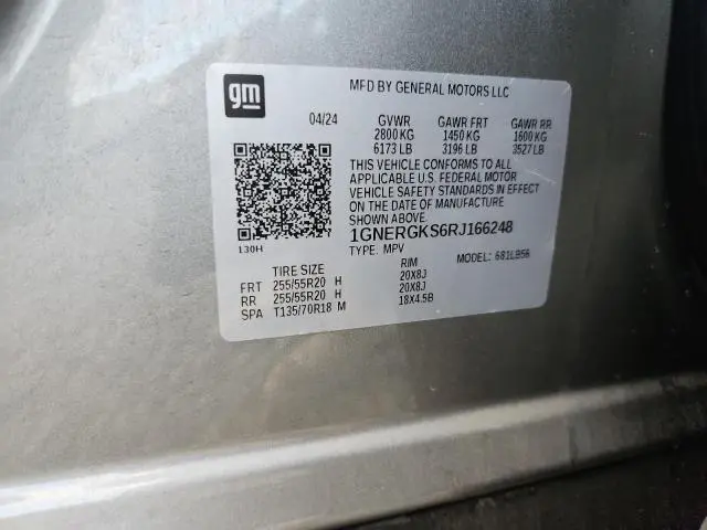 2024 CHEVROLET TRAVERSE LT  