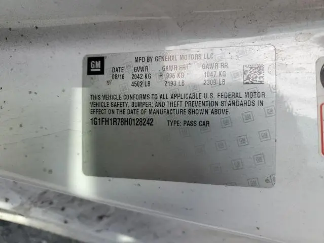 2017 CHEVROLET CAMARO SS  