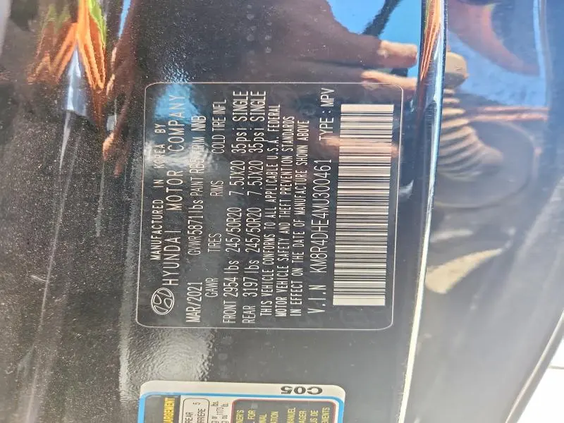 2021 HYUNDAI PALISADE SEL  