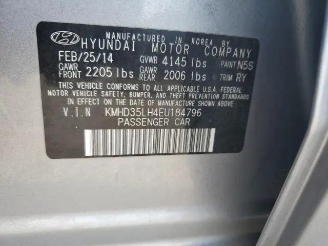 2014 HYUNDAI ELANTRA GT