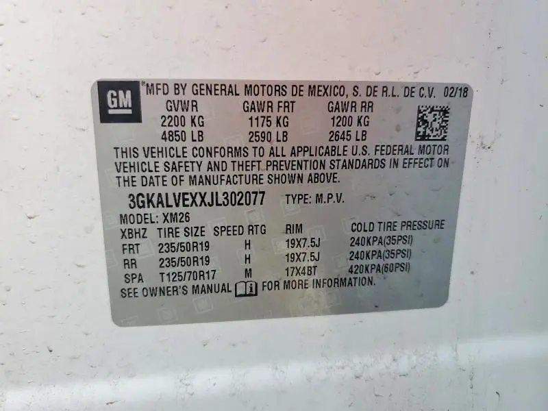 2018 GMC TERRAIN SLT  