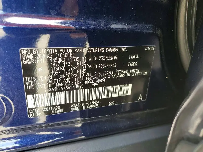 2025 TOYOTA RAV4 XLE PREMIUM  