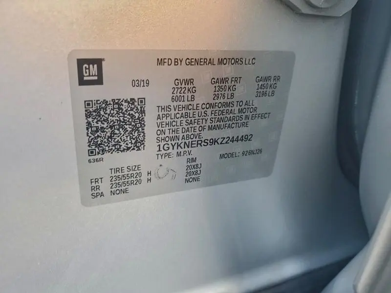 2019 CADILLAC XT5 PREMIUM LUXURY  