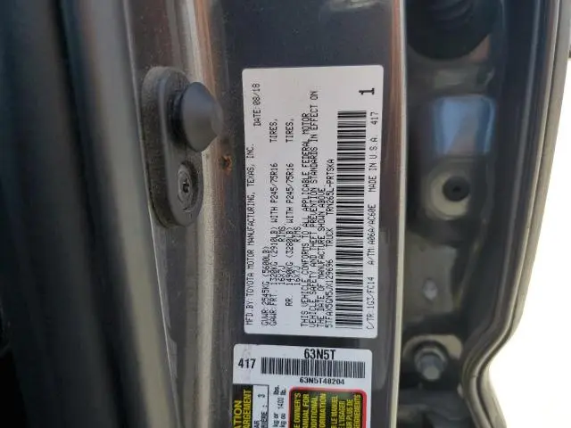 2018 TOYOTA TACOMA DOUBLE CAB  