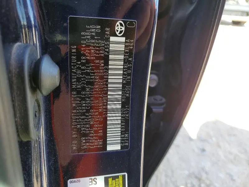 2024 TOYOTA COROLLA LE  