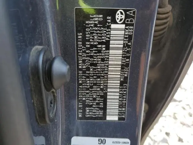 2017 TOYOTA COROLLA L