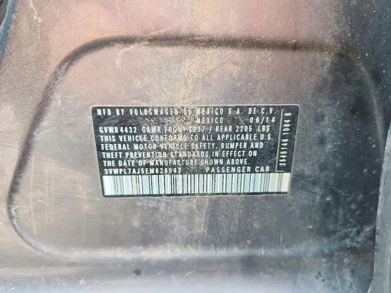 2014 VOLKSWAGEN JETTA TDI  