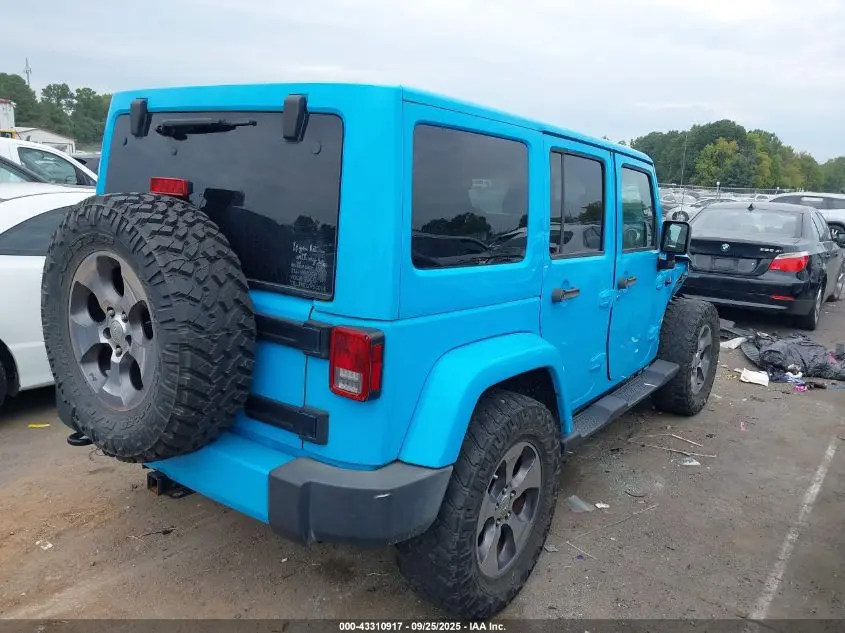 2017 JEEP WRANGLER UNLIMITED SAHARA 4X4