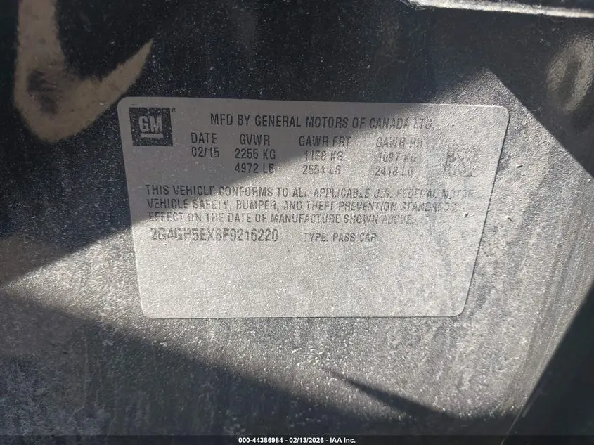 2015 BUICK REGAL TURBO PREMIUM I