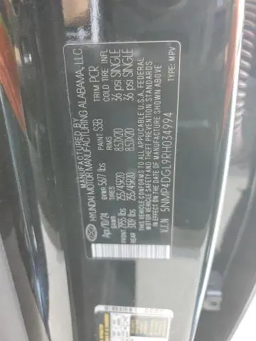 2024 HYUNDAI SANTA FE LIMITED  