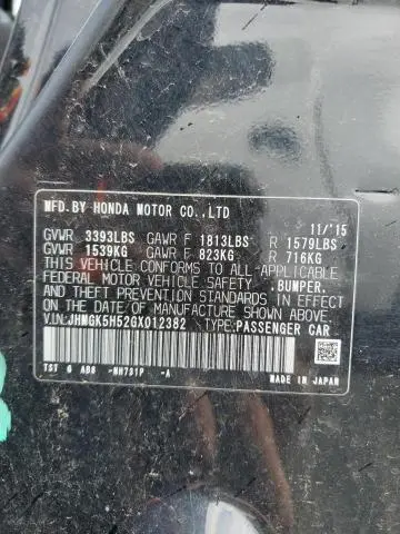 2016 HONDA FIT LX