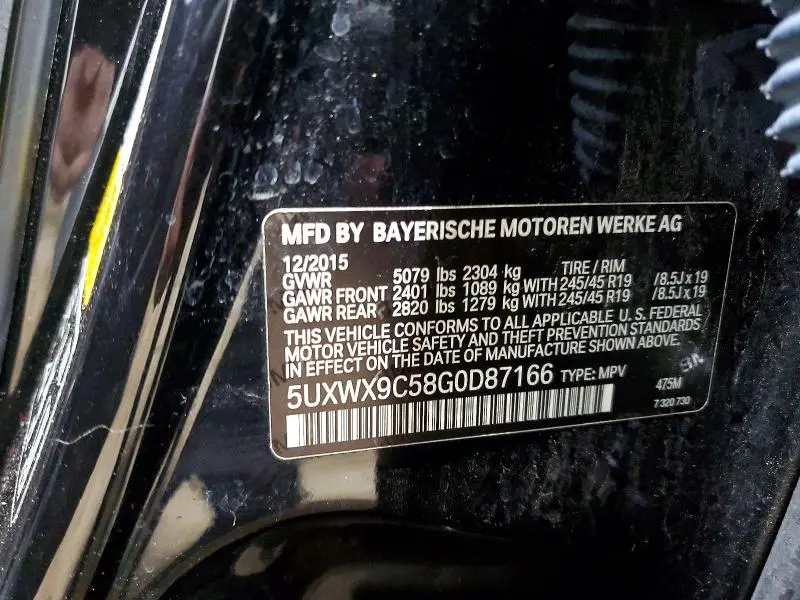 2016 BMW X3 XDRIVE28I  