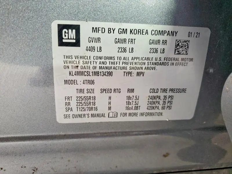 2021 BUICK ENCORE GX PREFERRED  