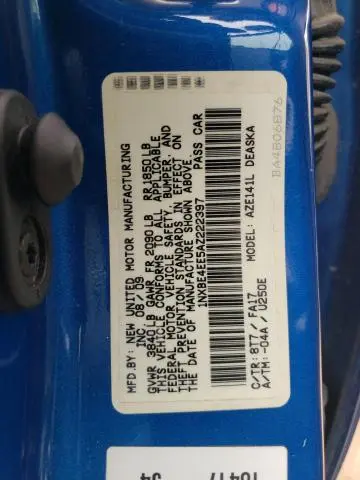 2010 TOYOTA COROLLA XRS  