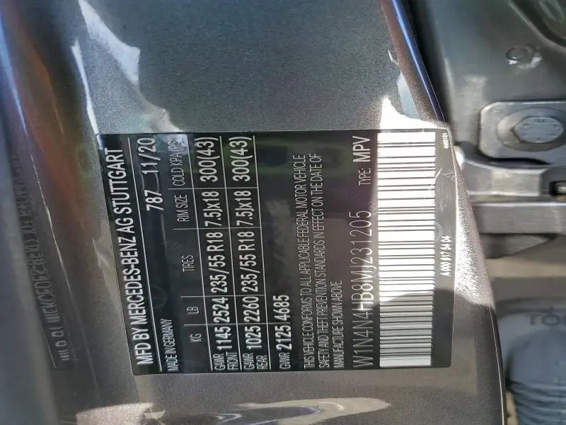 2021 MERCEDES-BENZ GLA 250 4MATIC  