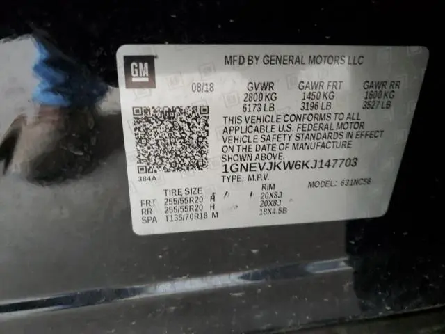 2019 CHEVROLET TRAVERSE H